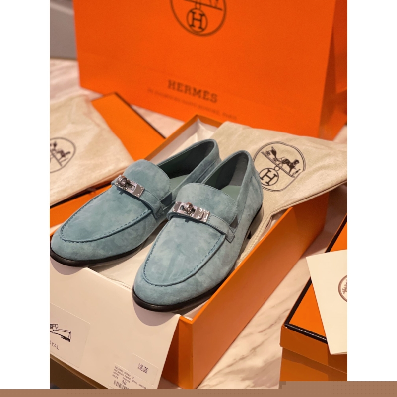 H**mes leather shoes